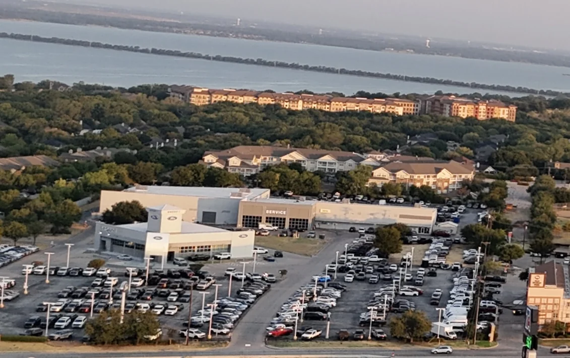 Dealership, showroom and inventory lot