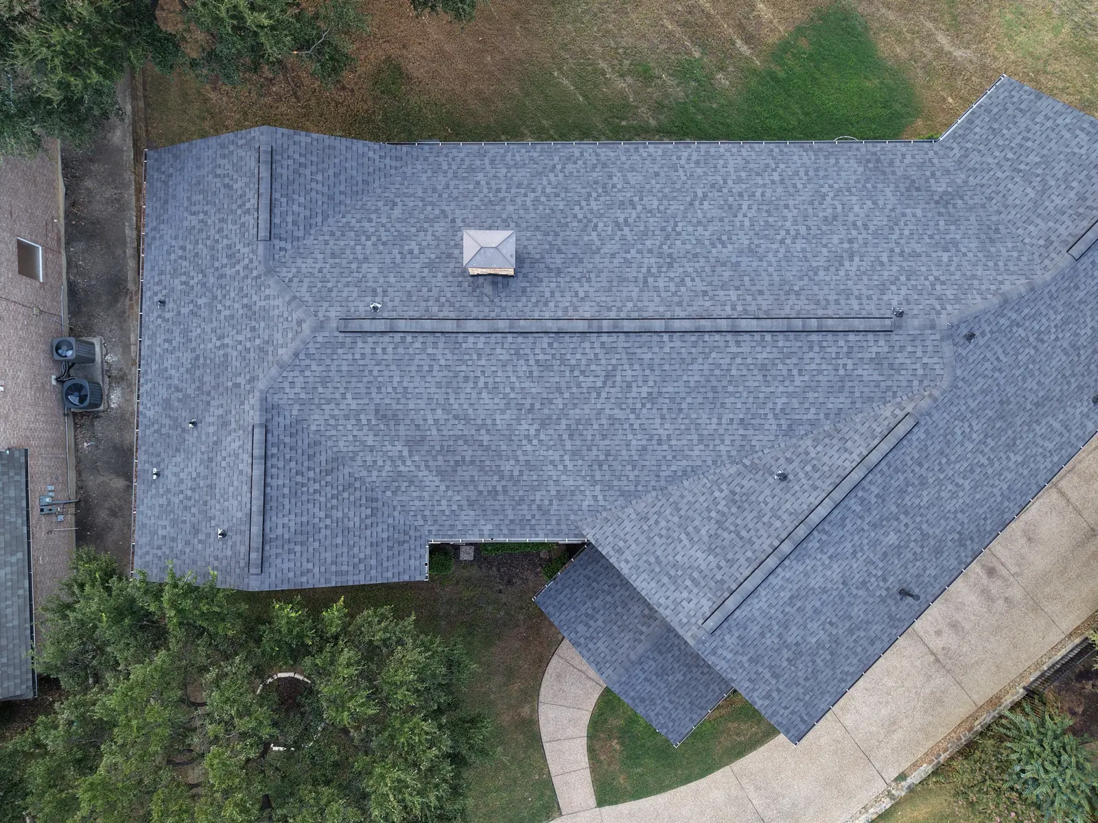 Full roof plan, straight down