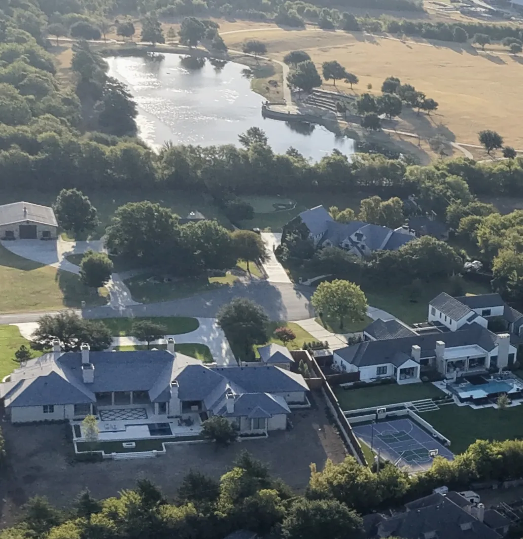 Estates, pond and grounds